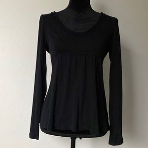 Black Long Sleeve Blouse - Elle